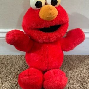 Vintage 1995 Tyco Tickle Me Elmo Stuffed Plush Working (Batteries Not Included)